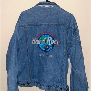 Authentic New York Hard Rock Cafe Denim Jacket